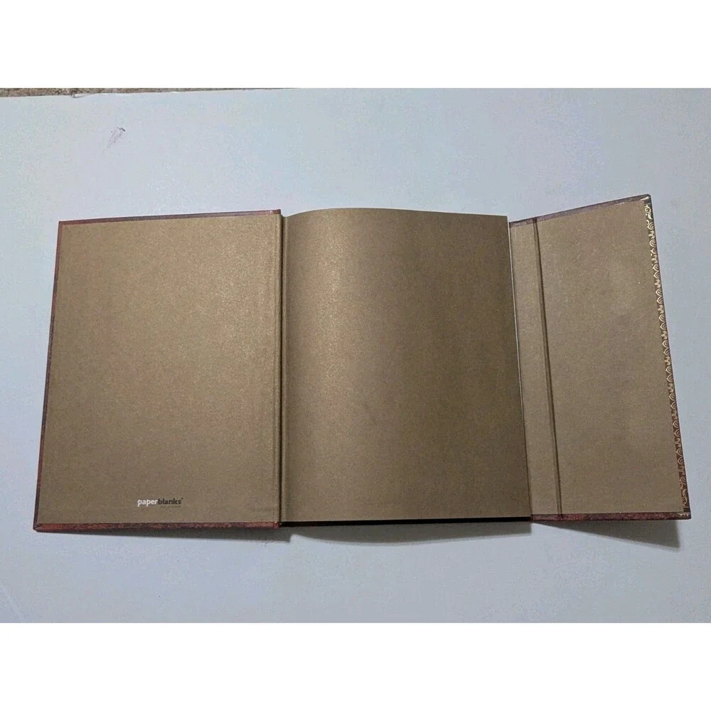 Paperblanks Foiled Personal Journal Notebook Ribbon Marker Red Gold NEW